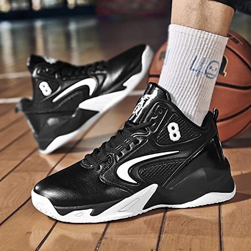 Muške Košarkaške Cipele Visoke Prozračne Protuklizne Tenisice Air Jordan Crne