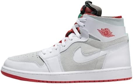 Nike Air Jordan 1 High Zoom Air Cmft Daybreak Tropical Twist White-true Red-light Silver