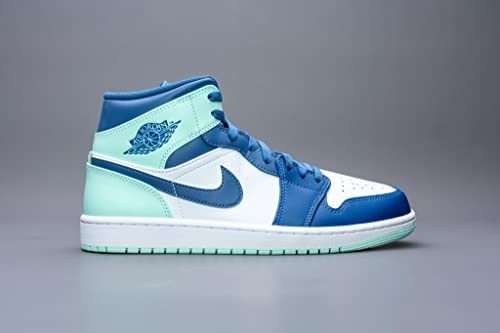 Nike Air Jordan 1 Muške Srednje Tenisice Za Odrasle Mystic Navy-mint Pjenasto-bijele