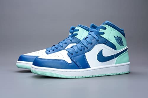 Nike Air Jordan 1 Muške Srednje Tenisice Za Odrasle Mystic Navy-mint Pjenasto-bijele