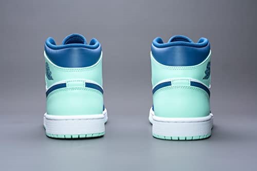 Nike Air Jordan 1 Muške Srednje Tenisice Za Odrasle Mystic Navy-mint Pjenasto-bijele