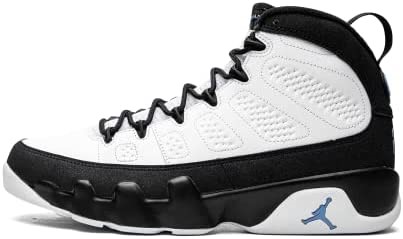 Nike Air Jordan 9 Retro North Carolina Muškarci Bijelo-crno-sveučilišno Plava