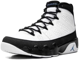 Nike Air Jordan 9 Retro North Carolina Muškarci Bijelo-crno-sveučilišno Plava