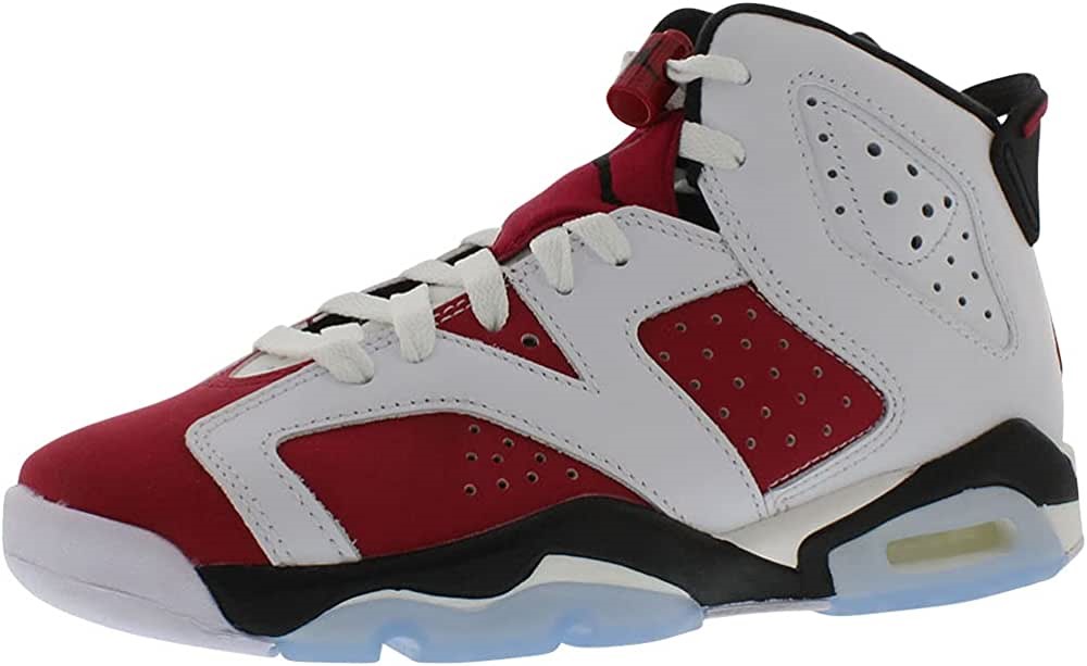 Nike Air Jordan Dječje Cipele Air Jordan 6 Retro(gs) Crno-crveno-bijele