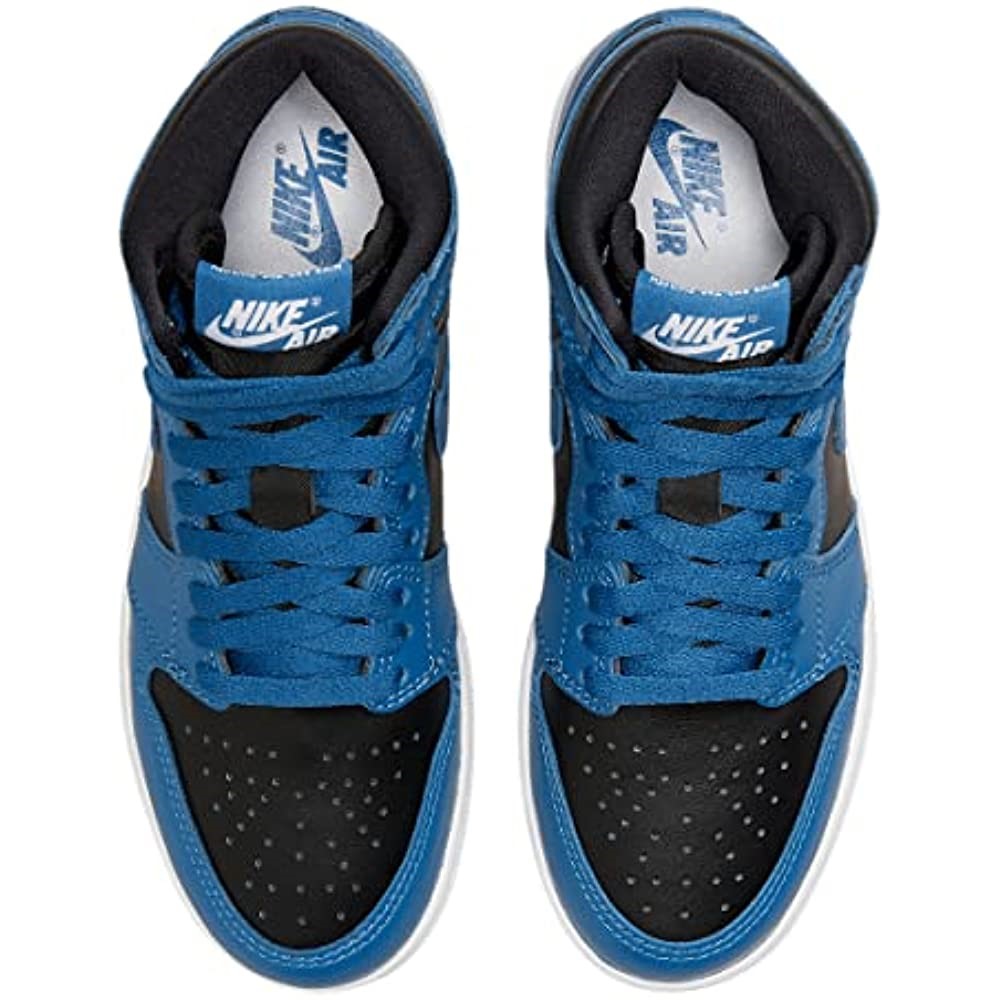 Nike Dječje Tenisice Air Jordan 1 Retro Visoke Og Gs Tamnoplavo-crne