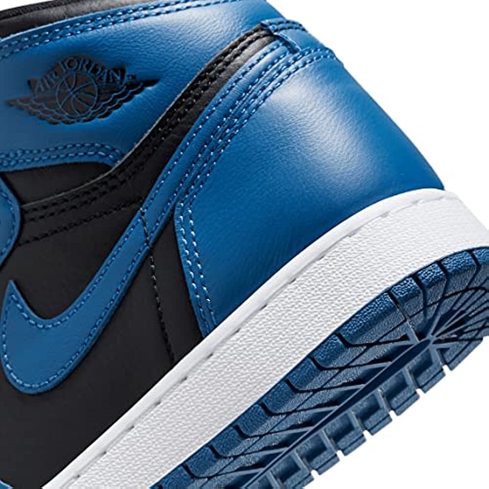 Nike Dječje Tenisice Air Jordan 1 Retro Visoke Og Gs Tamnoplavo-crne
