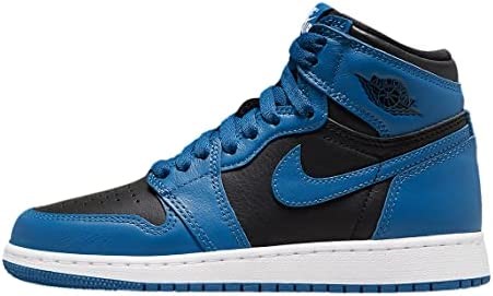 Nike Dječje Tenisice Air Jordan 1 Retro Visoke Og Gs Tamne Marina Plavo-crne