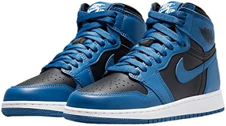 Nike Dječje Tenisice Air Jordan 1 Retro Visoke Og Gs Tamne Marina Plavo-crne