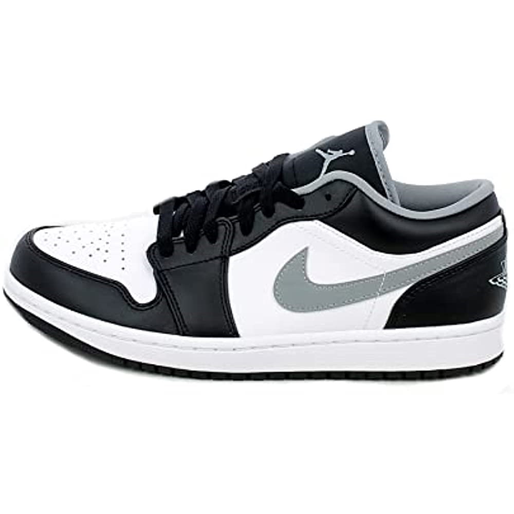 Nike Muške Air Jordan 1 Niske Crne čestice Sive Crne čestice Sivo-bijele