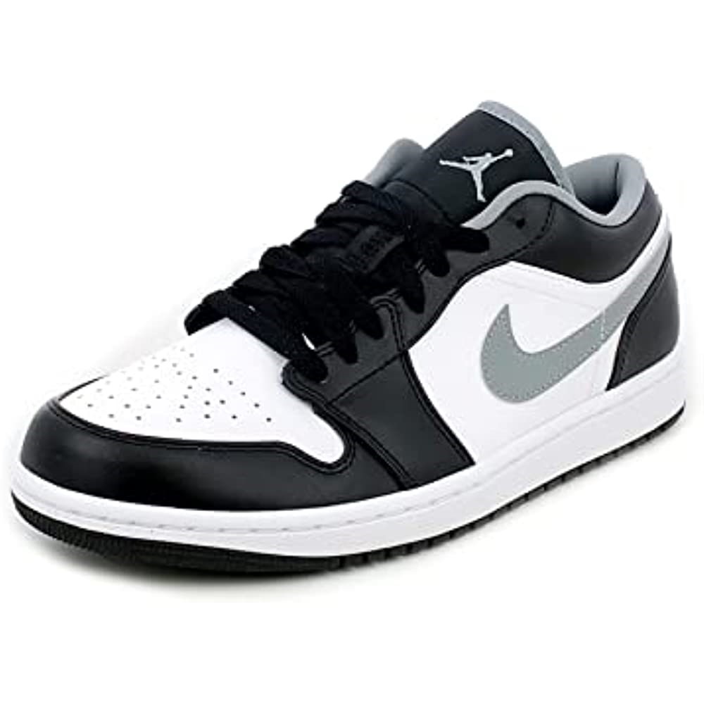 Nike Muške Air Jordan 1 Niske Crne čestice Sive Crne čestice Sivo-bijele