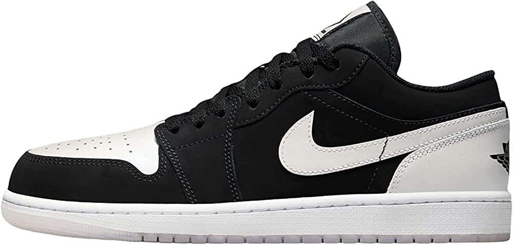 Nike Muške Air Jordan 1 Niske Se Tenisice Za Odrasle Crno-crno-više-bijelo