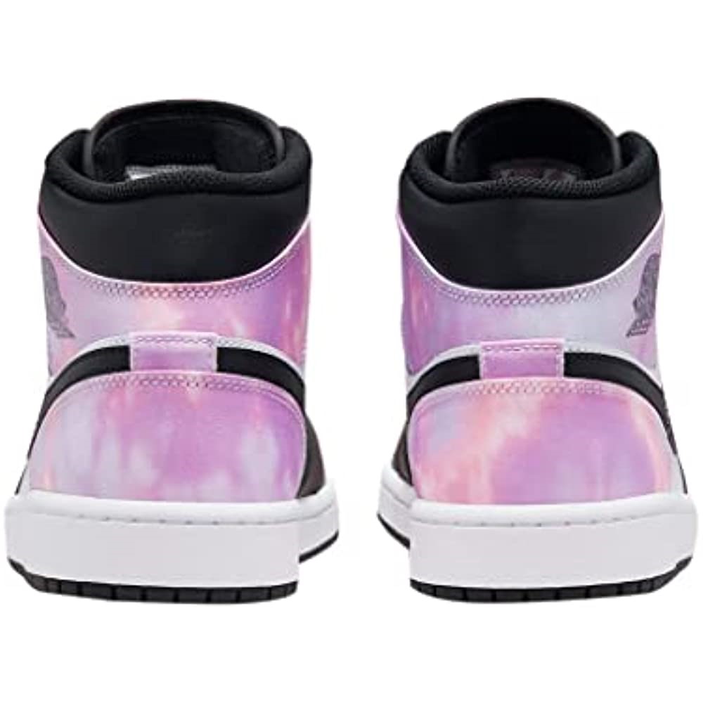 Nike Muške Air Jordan 1 Srednje Tenisice Za Odrasle Crno-bijeljene Koraljno-bijele