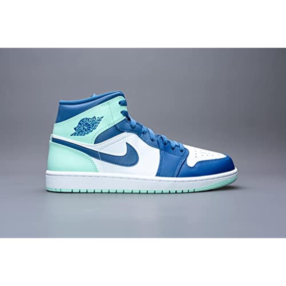 Nike Muške Air Jordan 1 Srednje Tenisice Za Odrasle Mystic Navy-mint Pjenasto-bijela