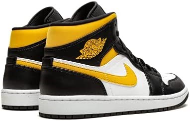 Nike Muške Air Jordan 1 Srednje Tenisice Za Odrasle Bijele-polensko-crne 10 M Us