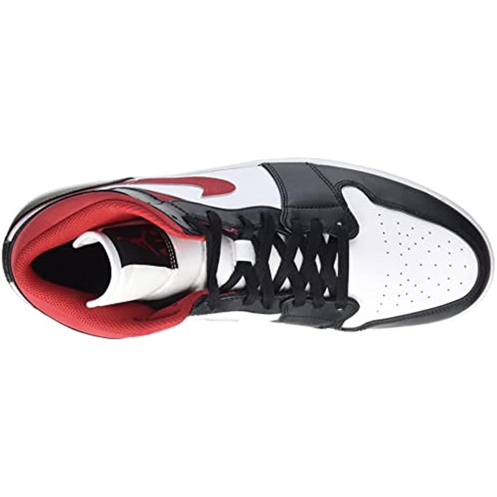 Nike Muške Air Jordan 1 Srednje Tenisice Za Odrasle Bijelo-crveno-crne