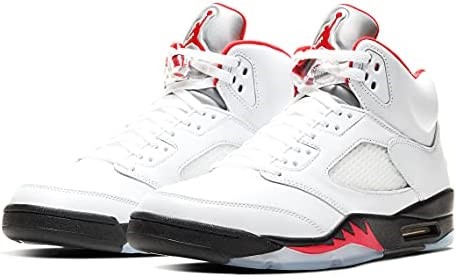 Nike Muške Cipele Air Jordan 5 Retro 2020 Da1911-102 True White-fire Red-black