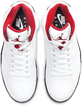 Nike Muške Cipele Air Jordan 5 Retro 2020 Da1911-102 True White-fire Red-black