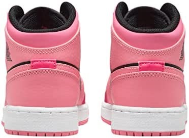 Nike Unisex Air Jordan 1 Mid(gs) Tenisice Dječje Koraljne Kreda-ružičaste