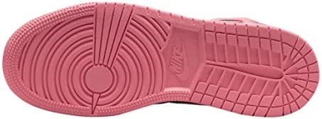 Nike Unisex Air Jordan 1 Mid(gs) Tenisice Dječje Koraljne Kreda-ružičaste