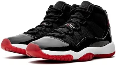Nike Unisex-kids Nike Air Jordan 11 Retro Dječje Crno-bijelo-crveno