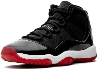 Nike Unisex-kids Nike Air Jordan 11 Retro Dječje Crno-bijelo-crveno
