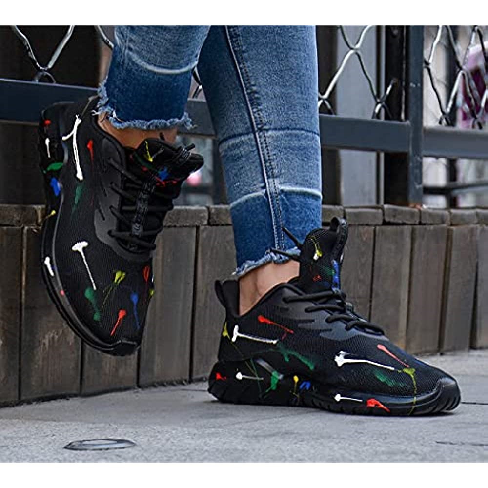 Soulsfeng Muške Tenisice Za Trčanje Mrežaste Prozračne Lagane Jastučiće Atletske Tenisice Višebojne Air Jordan