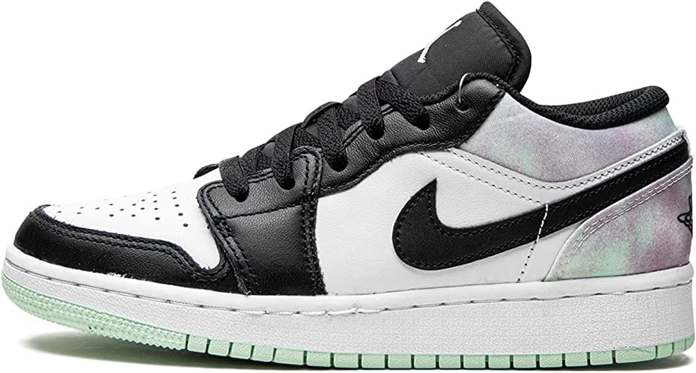 Youth Air Jordan 1 Low Se Bijelo-menta Pjenasto-crna