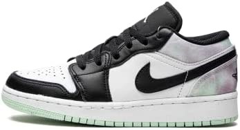 Youth Air Jordan 1 Low Se Bijelo-menta Pjenasto-crna