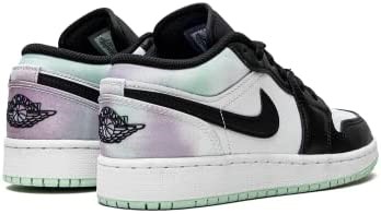 Youth Air Jordan 1 Low Se Bijelo-menta Pjenasto-crna