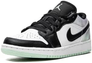 Youth Air Jordan 1 Low Se Bijelo-menta Pjenasto-crna