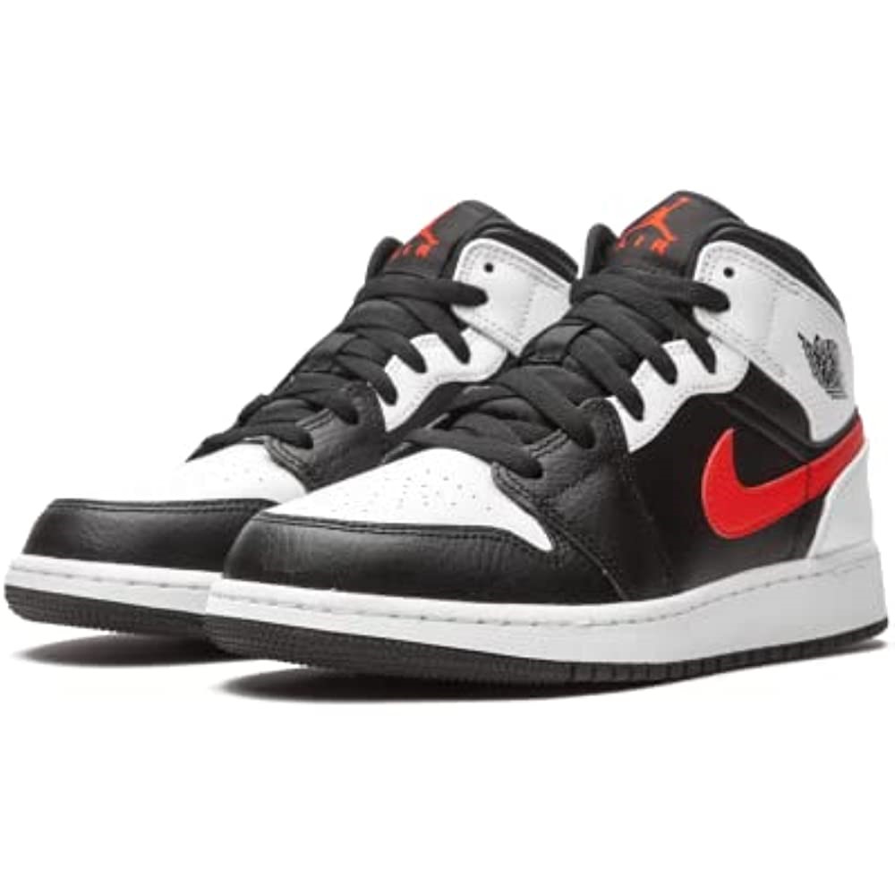 Youth Air Jordan 1 Mid Gs 554725 075 Chile Red