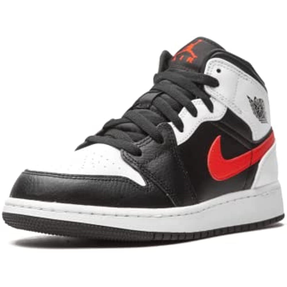 Youth Air Jordan 1 Mid Gs 554725 075 Chile Red