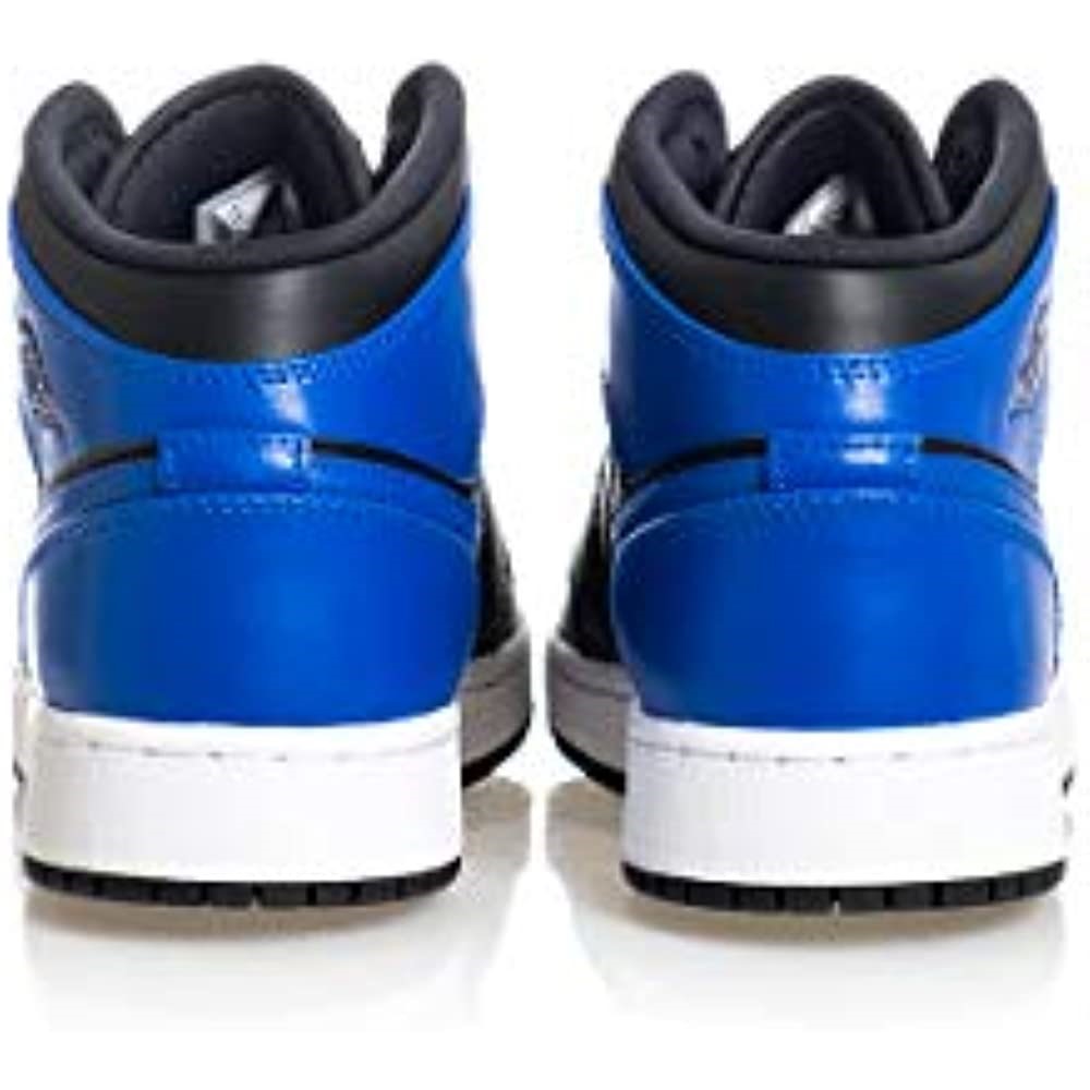 Youth Air Jordan 1 Mid Gs 554725 Hyper Royal-crna