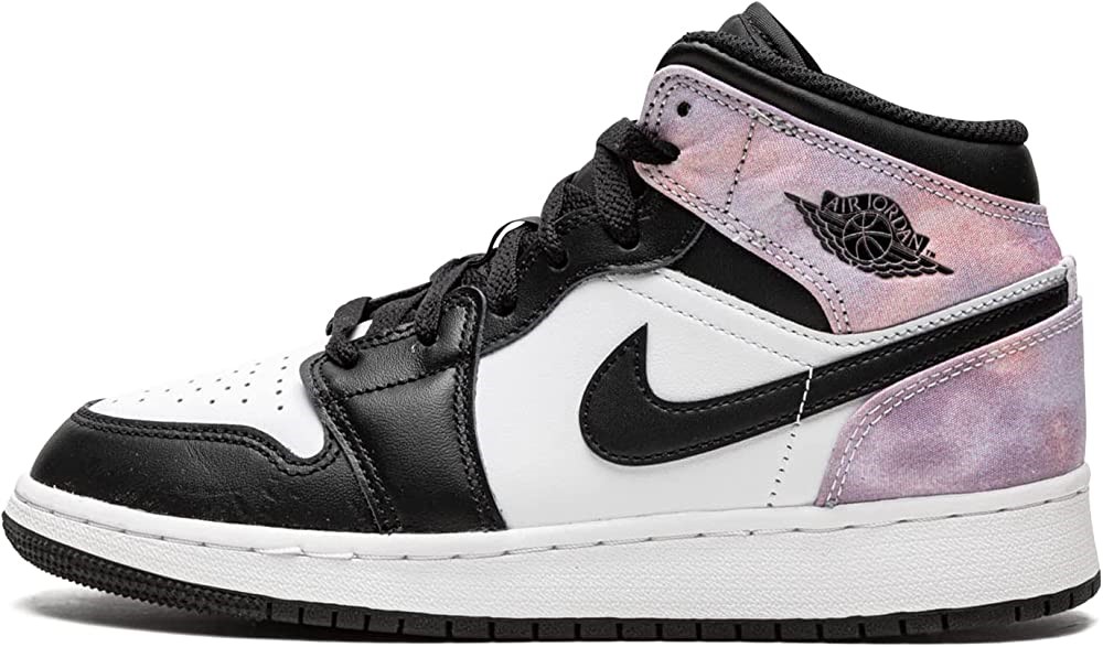Youth Air Jordan 1 Mid Se Gs Dm6216 001 Tie Dye 5y