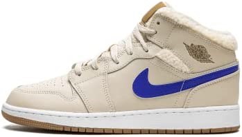 Youth Air Jordan 1 Mid Utl Gs Do2207 Pearl White-racer Blue
