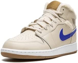Youth Air Jordan 1 Mid Utl Gs Do2207 Pearl White-racer Blue
