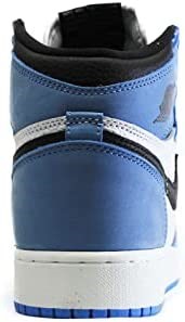 Youth Air Jordan 1 Retro Visoke Og Gs Kožne Tenisice Bijelo-crno-sveučilišno Plave